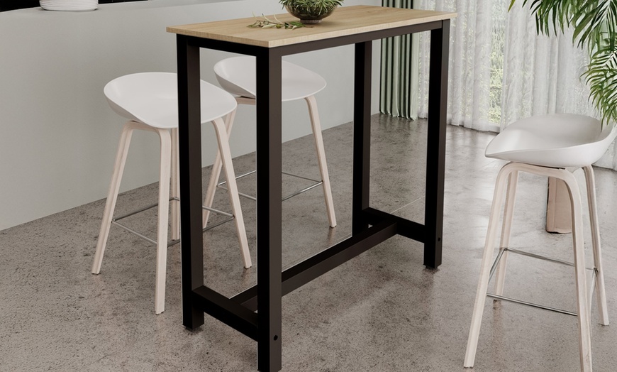 Image 3: Mesa alta, práctica y estética para espacios pequeños