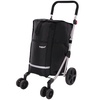 Image 2: Hoppa Lightweight 6-Wheel Premium Folding Shopping Trolley 74L