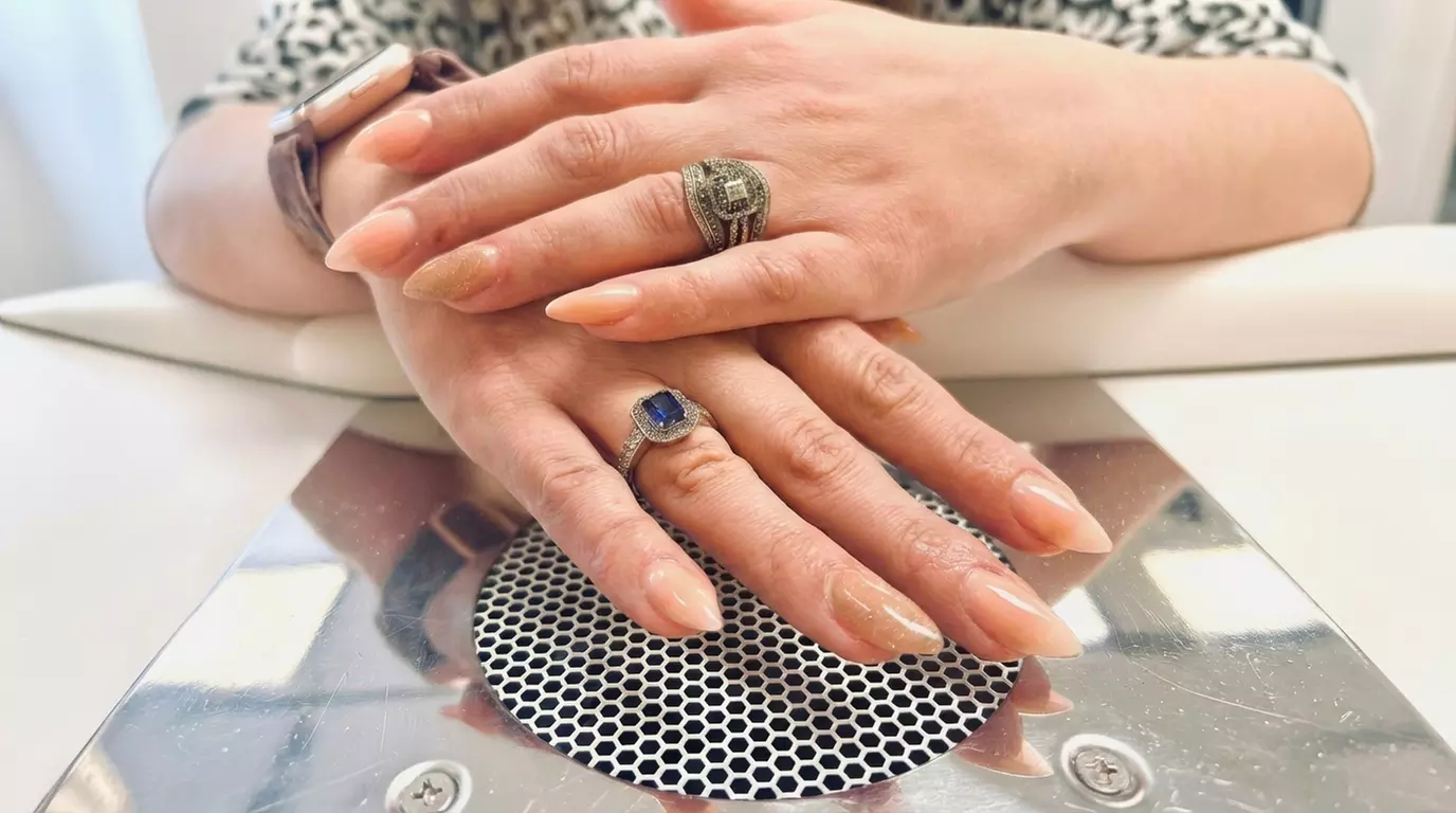 Meticulous Gel & Acrylic Nail Services with Art at Aris Chair