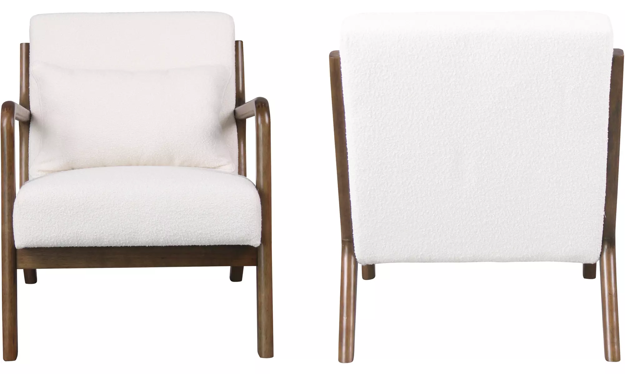 Poltrona in tessuto e legno Zach Doosense