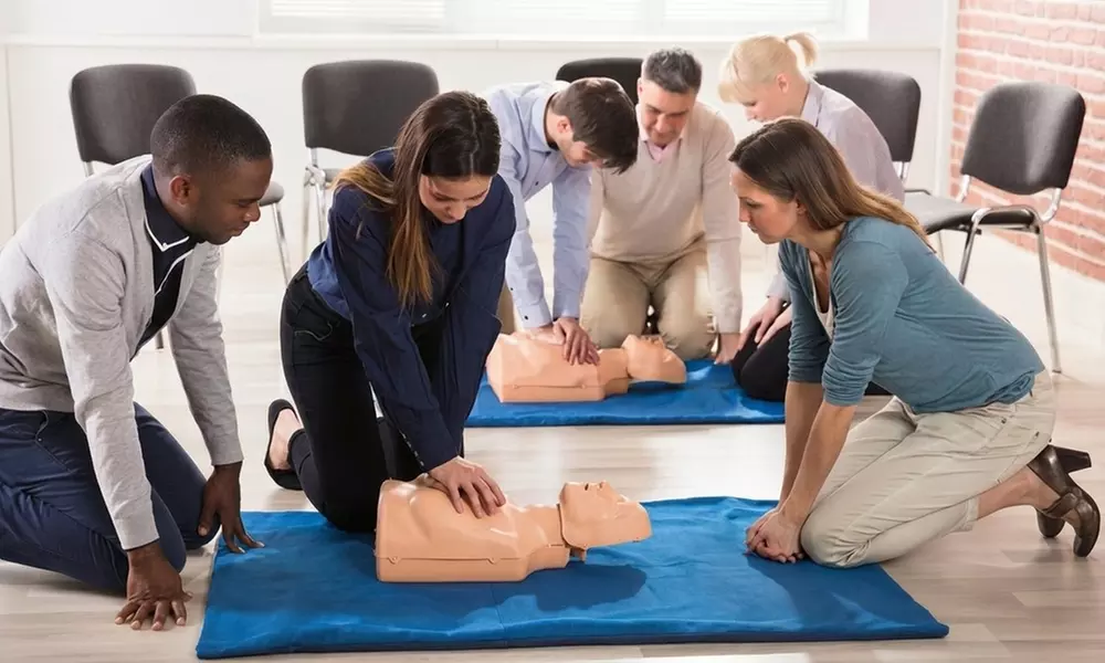 CPR First Aid and BLS Training with AED Certification Options