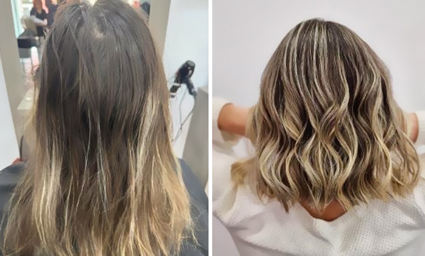 Image 2: Tratamiento capilar con queratina, colágeno y plancha en frío 