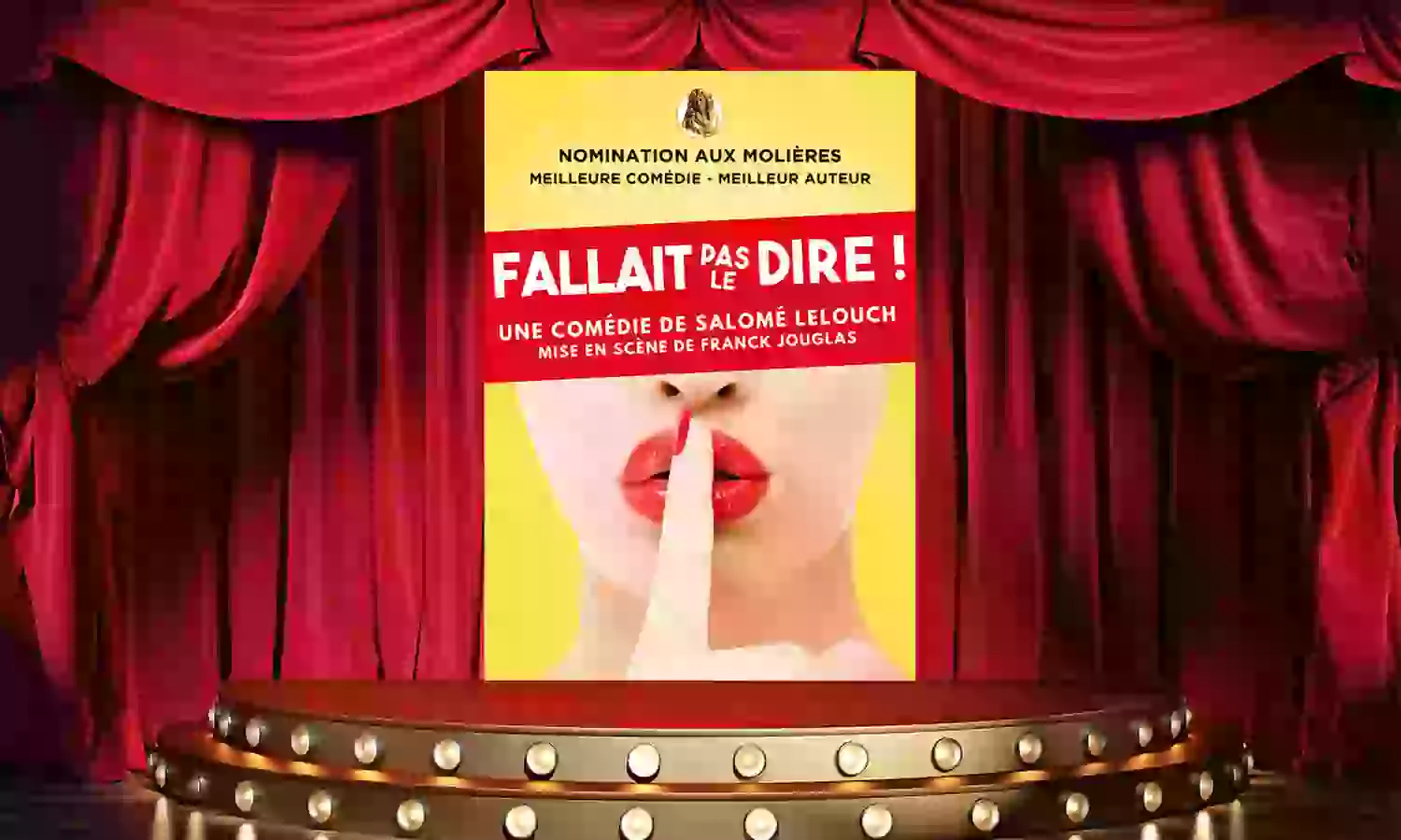 2 places pour "Fallait pas le dire !" au Théâtre des Chartons de Bordeaux, date au choix (30% de remise) - Primary Image
