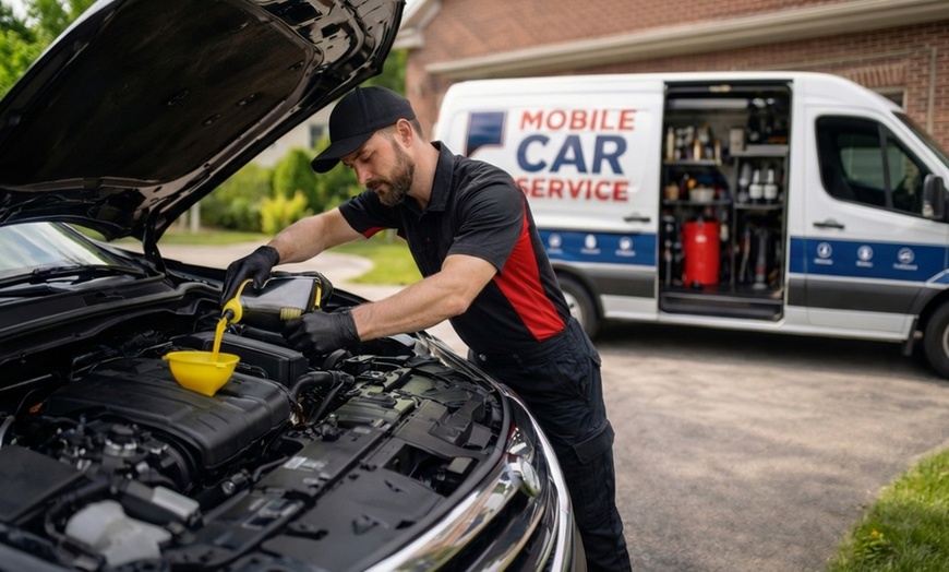 Image 2: Mobile Engine Oil Service & Health Check at Your Doorstep