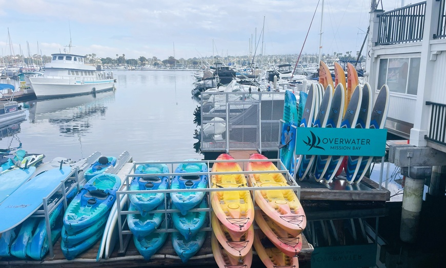 Image 3: OverWater Kayak Rentals on Mission Bay