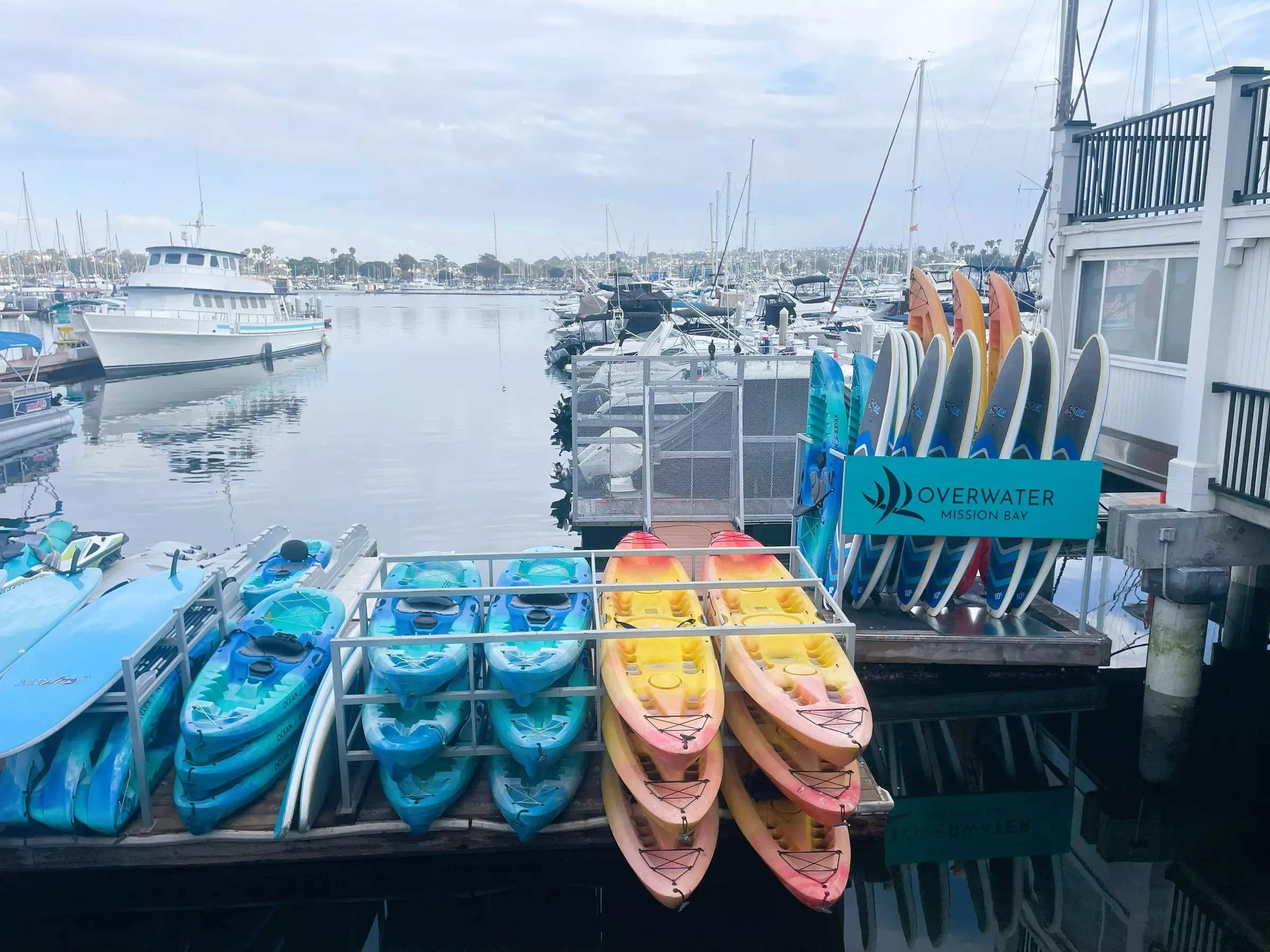 OverWater Kayak Rentals on Mission Bay