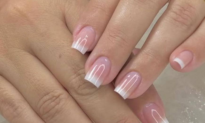 Image 4: Full Acrylic Nail Extensions with Polish & Art Upgrades