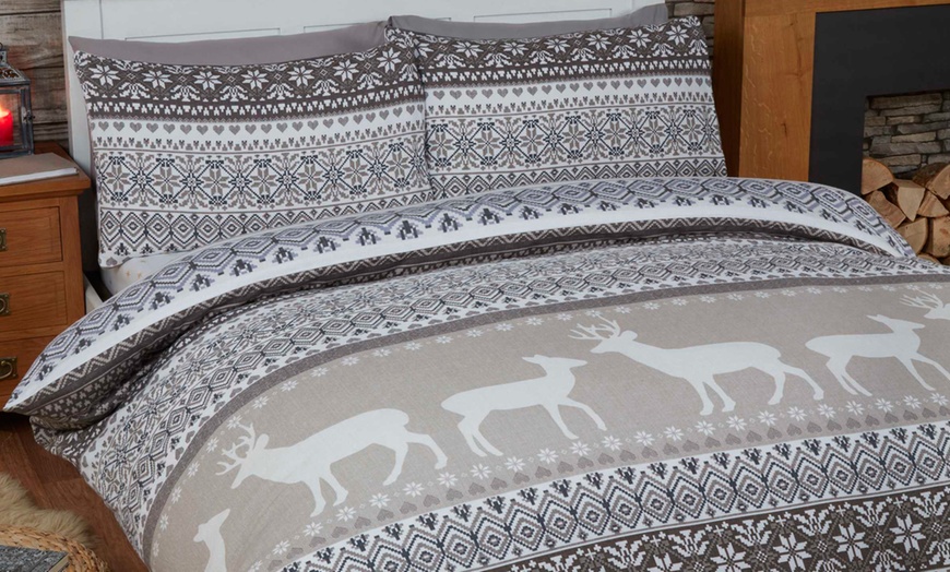 Image 3: Flannelette Duvet Sets