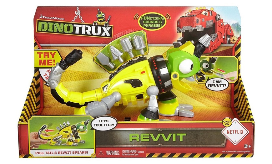 Image 1: Mattel Dinotrux Revvit