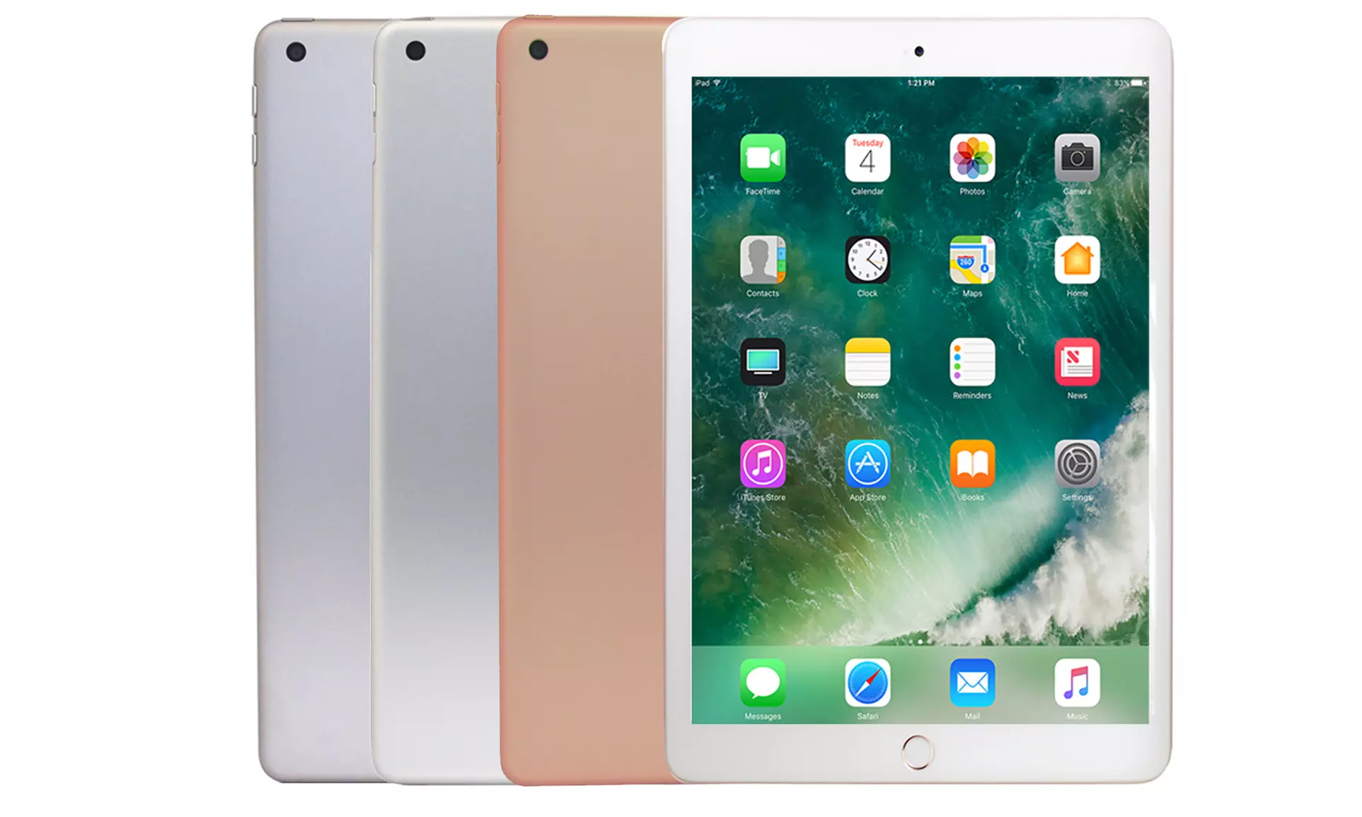 Apple iPad 6th Generation WiFi Tablet with MFi Certified Lightning Cable and Generic Power Adapter (Refurbished A-Grade) - Primary Image