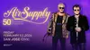 Air Supply: 50th Anniversary Celebration on February 13 at 8 p.m.
