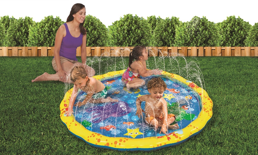 Image 3: Banzai Sprinkle Splash Play Mat