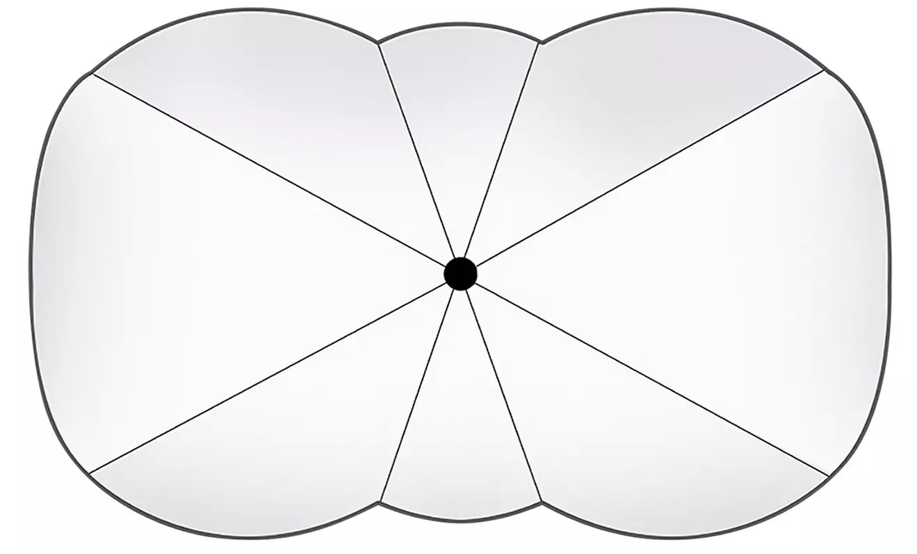 iMounTEK Foldable Car Windshield Sunshade Umbrella with UV Protection