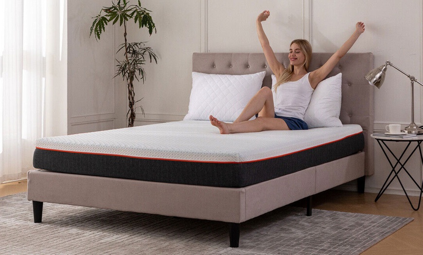 Image 2: Medium Firm Memory Foam Body Support Mattress 