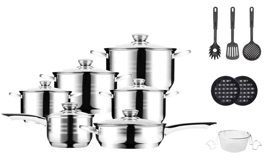 Image 17: Batterie de cuisine 16 ou 18 pièces et accessoires