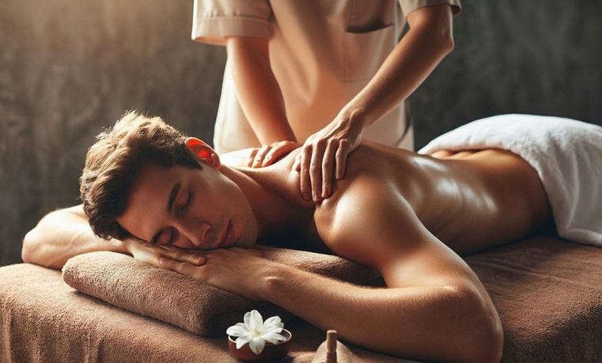 Image 2: Rejuvenating 45-Minute Deep Tissue Body Massage with Hot Stone Therapy