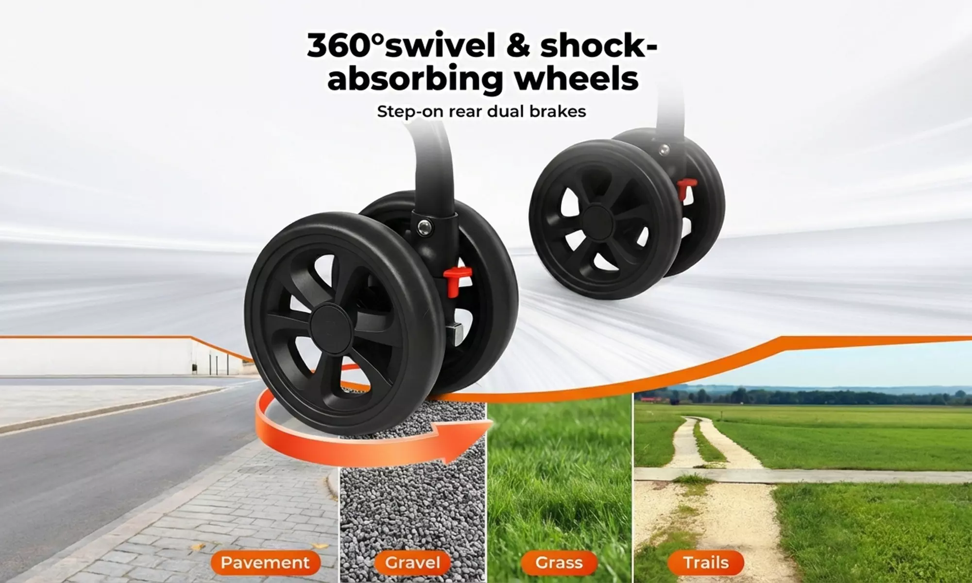 Skylos 3-In-1 Foldable Pet Stroller