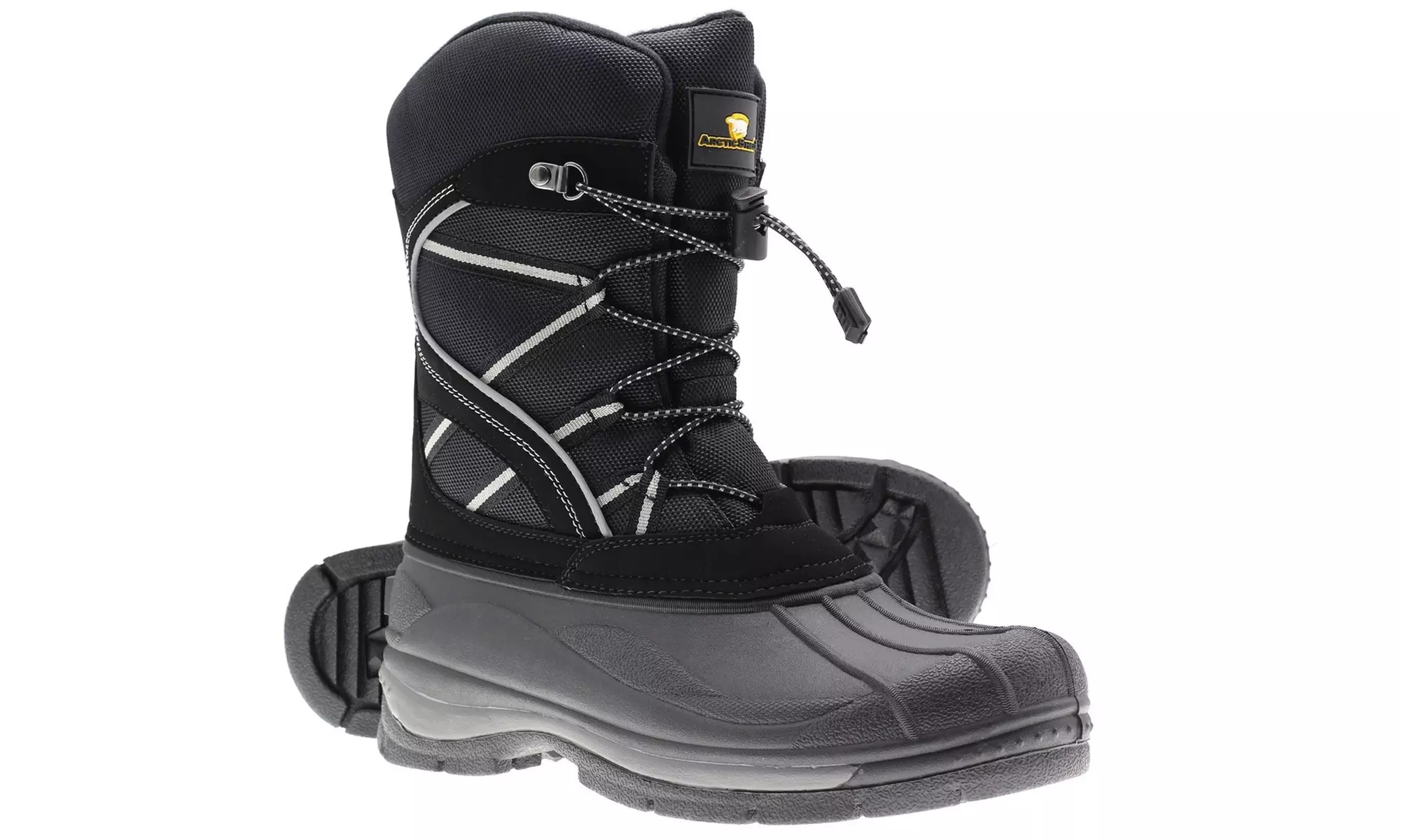 ArcticShield Men's Waterproof Insulated Ski Winter Snow Boots - Primary Image