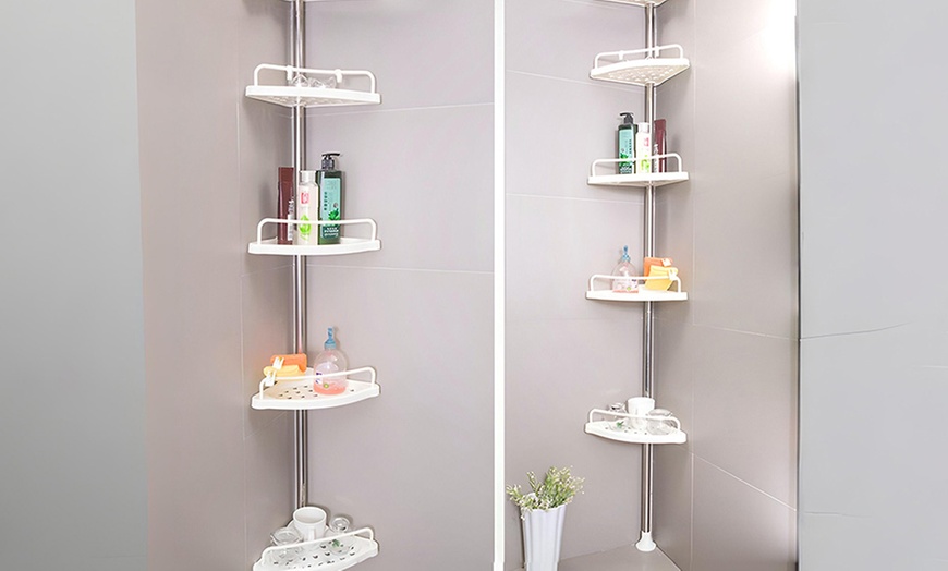 Image 5: Étagère d’angle télescopique pour douche
