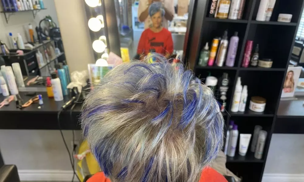 Color Roots / Full Color, Shampoo Style, or Women's Haircut - Regular