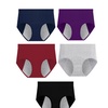 Image 2: Pack di 5 mutande mestruali
