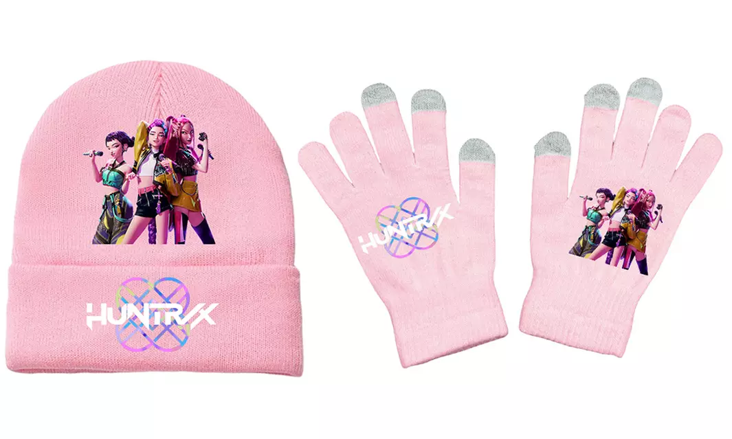 Set con cappello e guanti K-Pop Demon Hunters