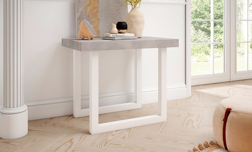 Image 24: Uitschuifbare consoletafel