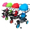 Image 1: Kids Pedal Trike 3-Wheel Stability with Parent Handle