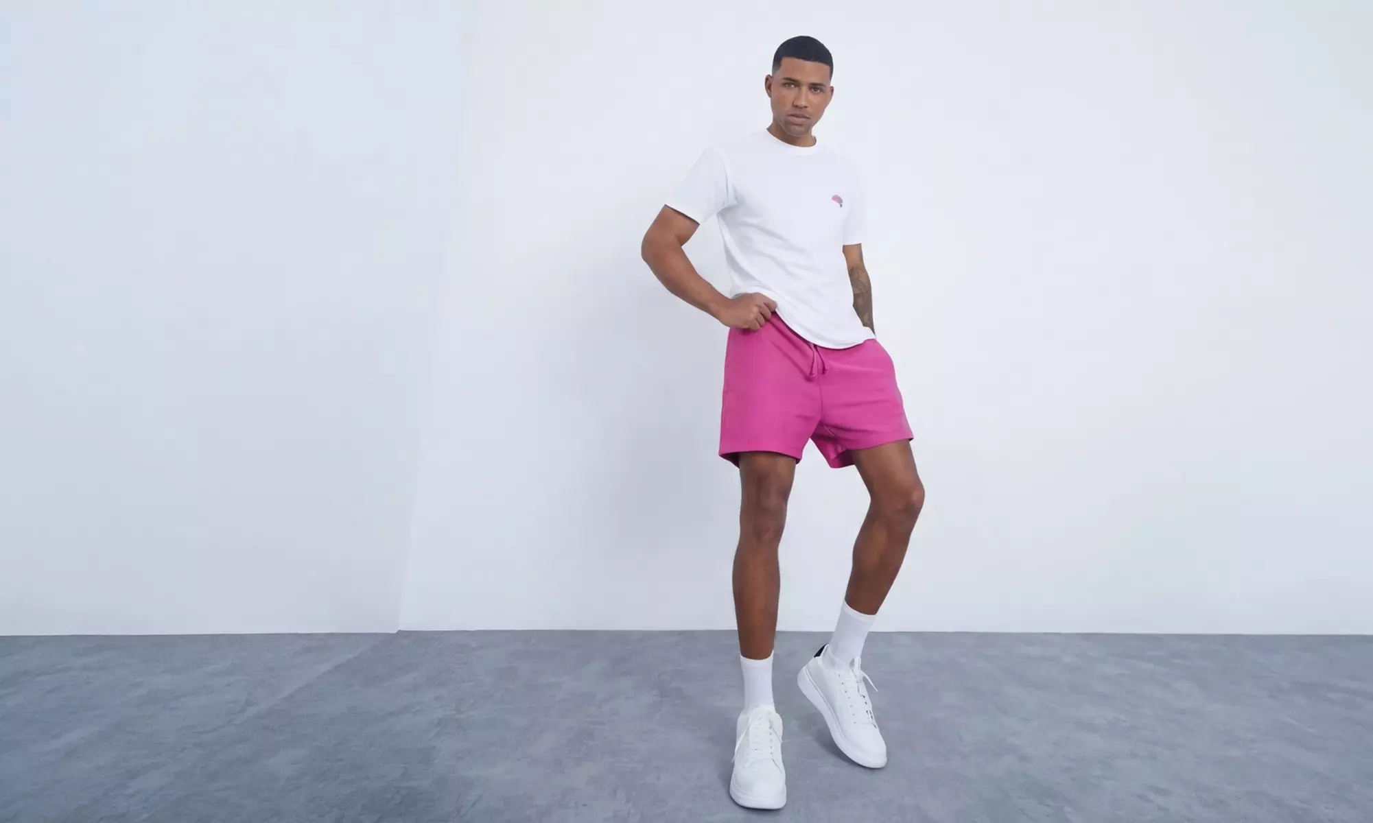 Love Island Logo Cotton T-Shirt for Men