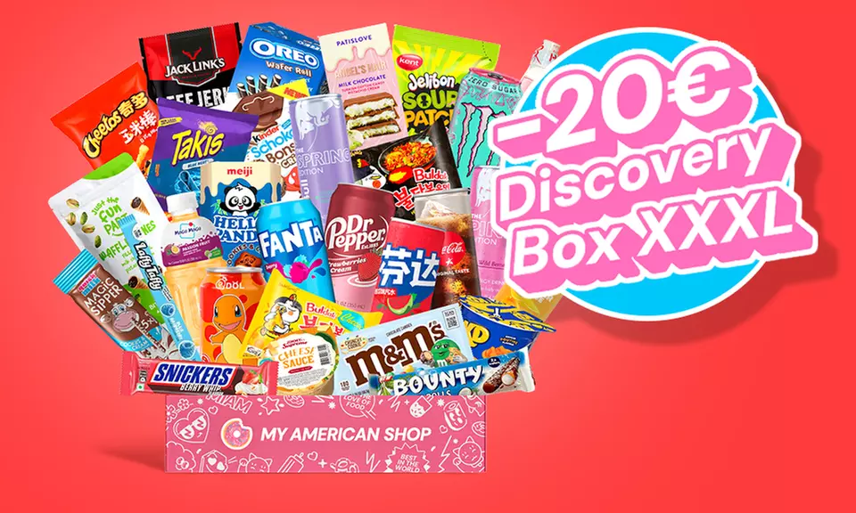 20€ de réduction sur la Discovery Box XXXL de My American Shop ! - Primary Image