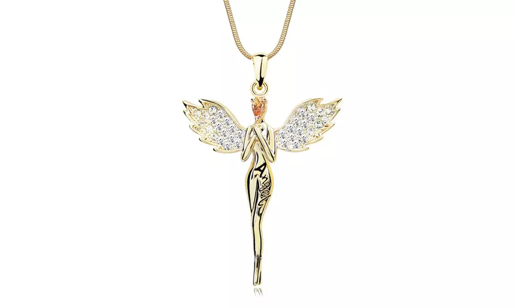 Ketting met beschermengel-hanger