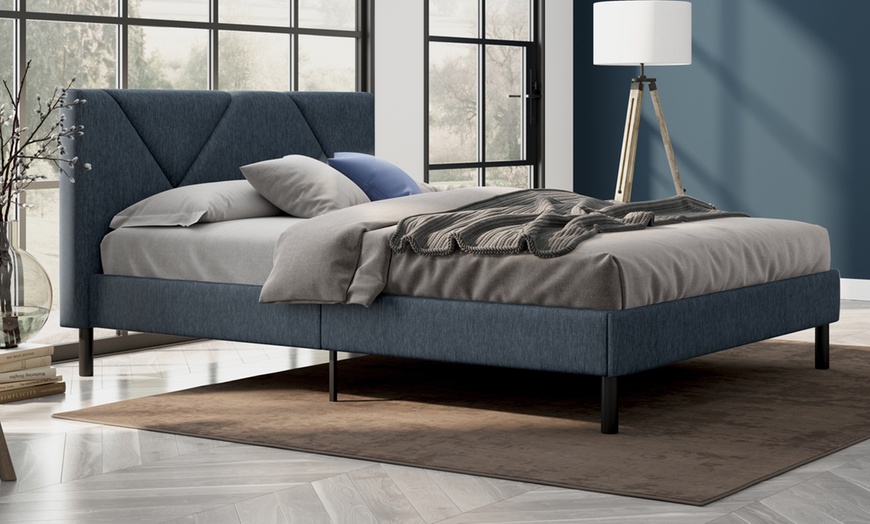 Image 10: Stoffen bed ´Ric´ 