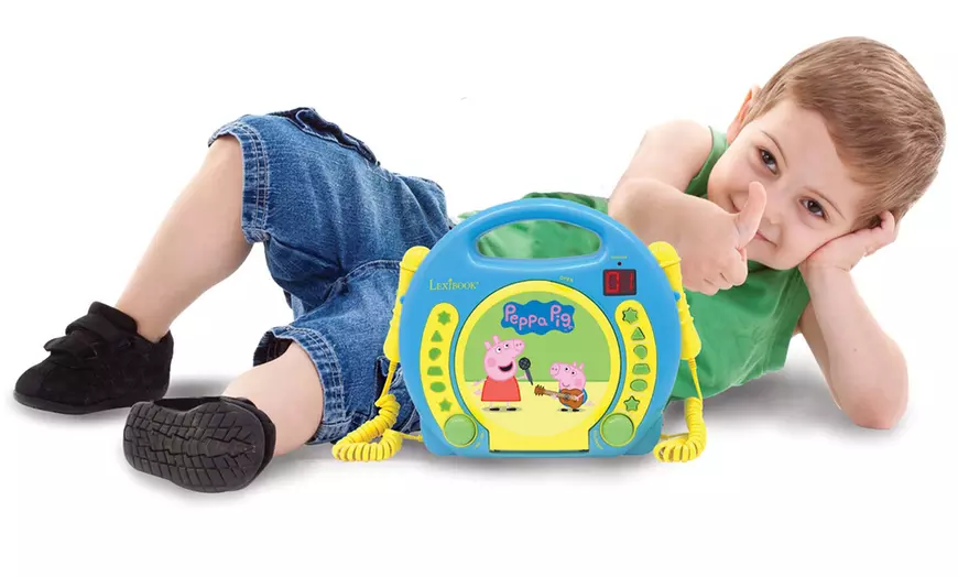 Image 3: Lecteur CD Peppa Pig avec micros
