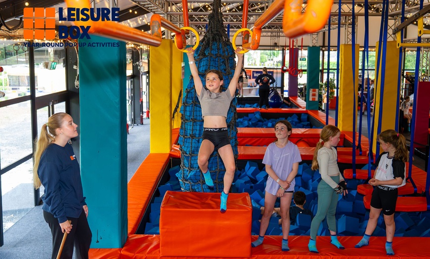 Image 6: Conquer 40+ Challenges at Total Ninja with a 60-Minute Session