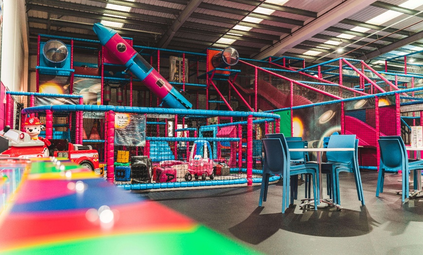 Image 4: All-in-One Indoor Playframe with Dining for Adults & Children