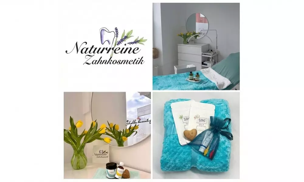 Kosmetische Zahnreinigung mit veganen Bio-Produkten für 1 Person