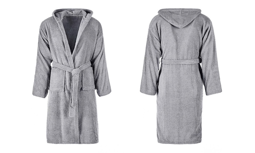 Image 10: Accappatoio in spugna unisex