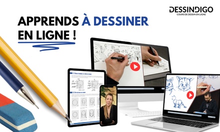 Découvrez l’apprentissage du dessin et de la peinture en ligne pour 1 euro - Dessindigo