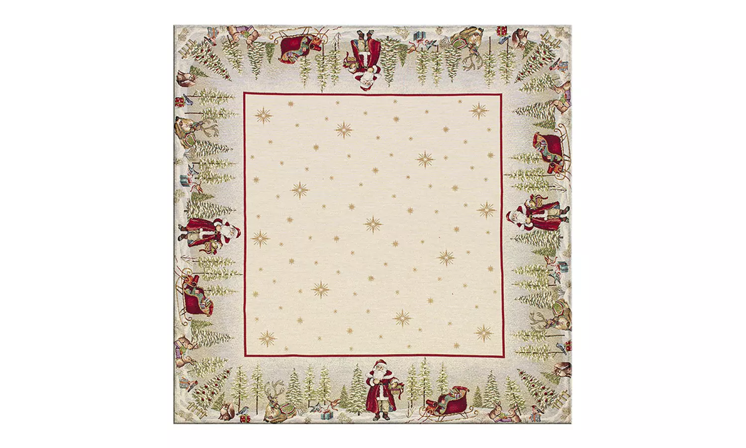 Centrotavola Natalizio in tessuto gobelin