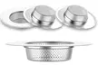 Helect 3-Pack Kitchen Sink Strainer Stainless Steel Drain Filter Strainer 4.5" - Second Medium