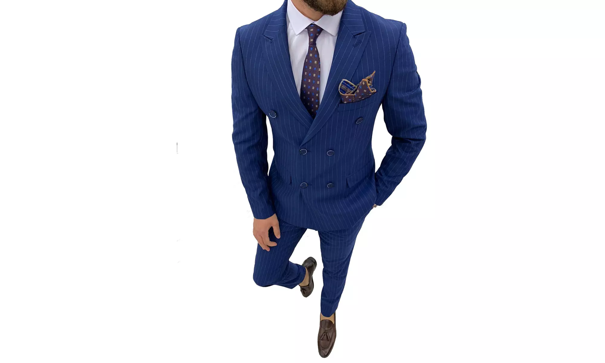 Abito uomo taglio sartoriale 100% cotone