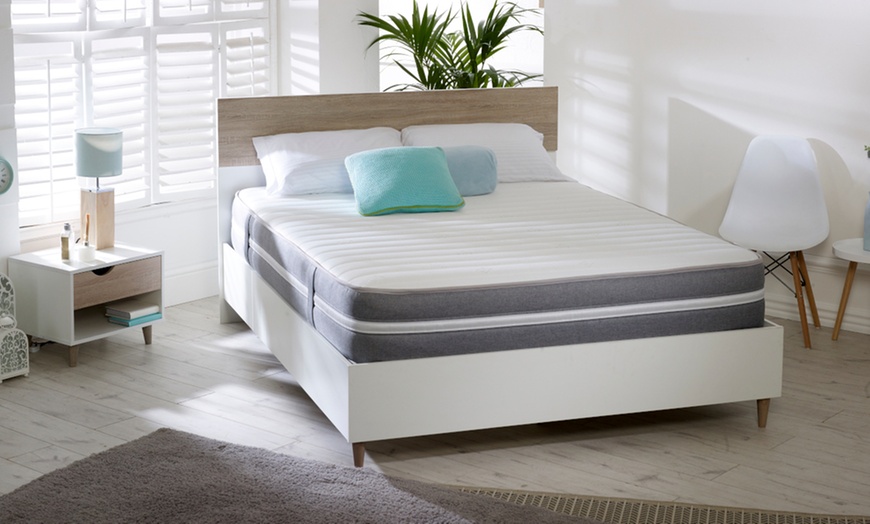 Image 3: The Sleep People Snowmere Micro Pocket Sprung Memory Foam Mattress