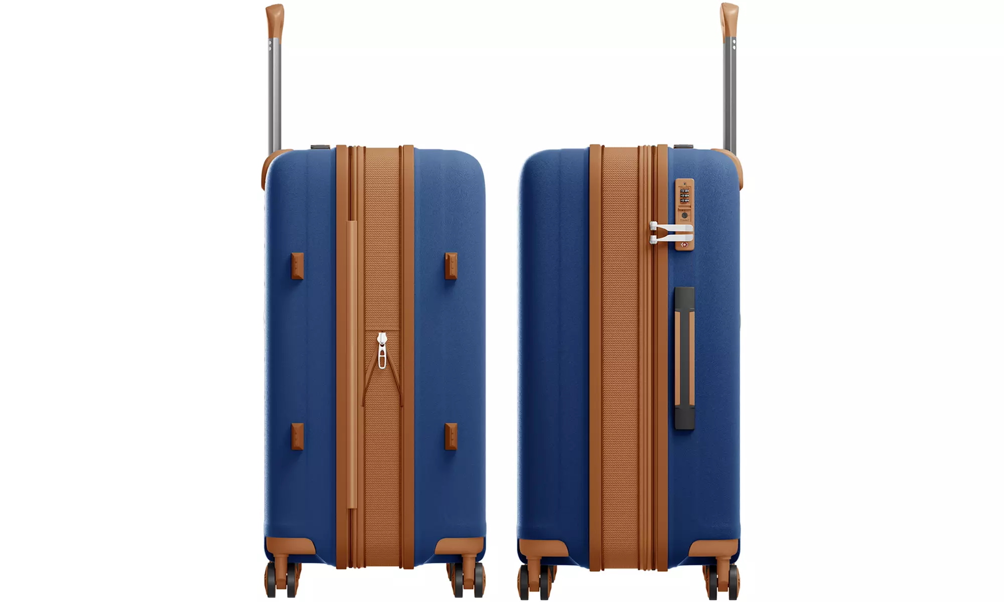 1 of 3 Kono koffers met TSA slot en bekerhouder