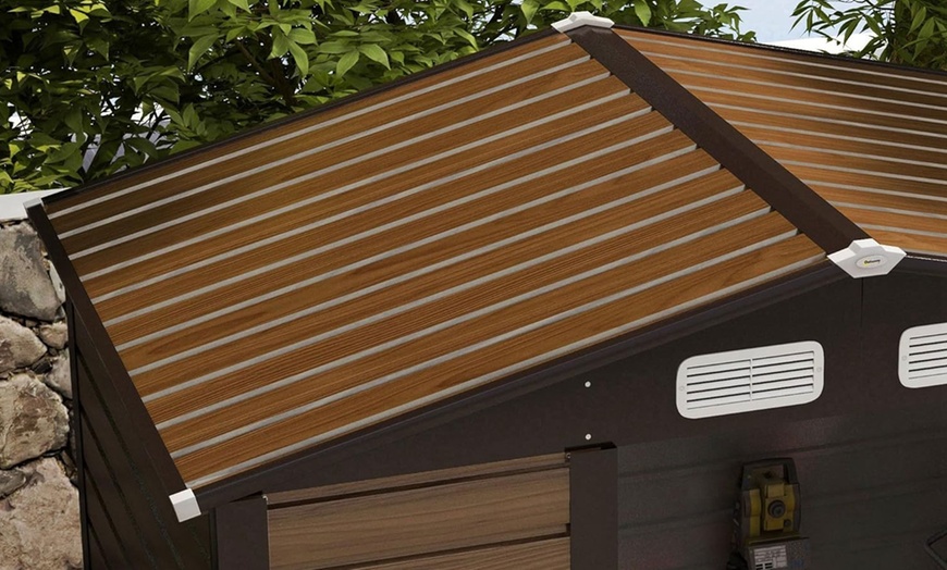 Image 4: Outsunny Garden Metal Shed