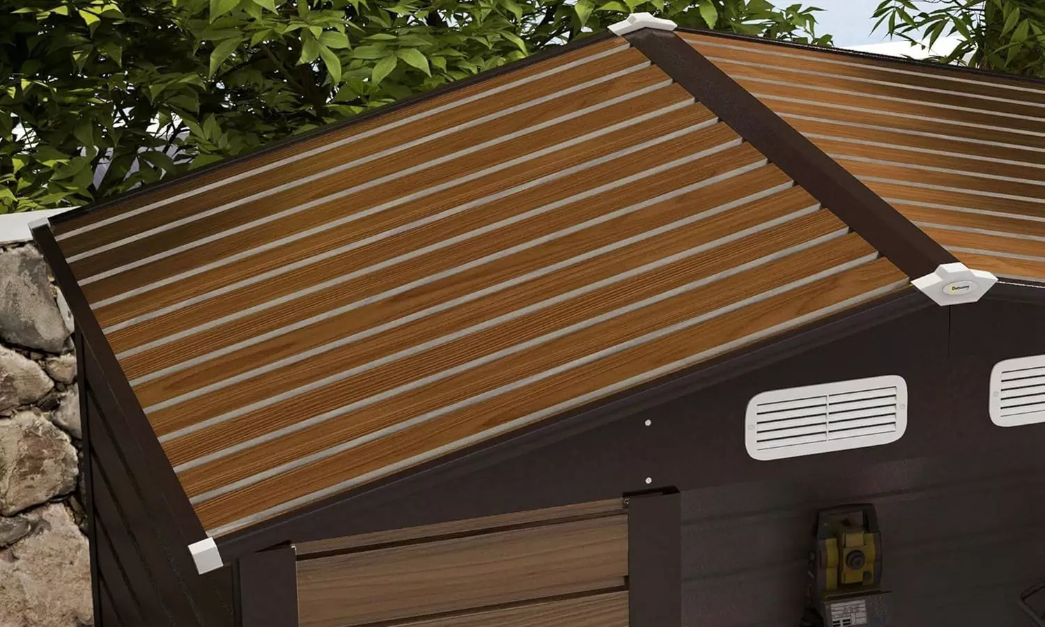 Outsunny Garden Metal Shed