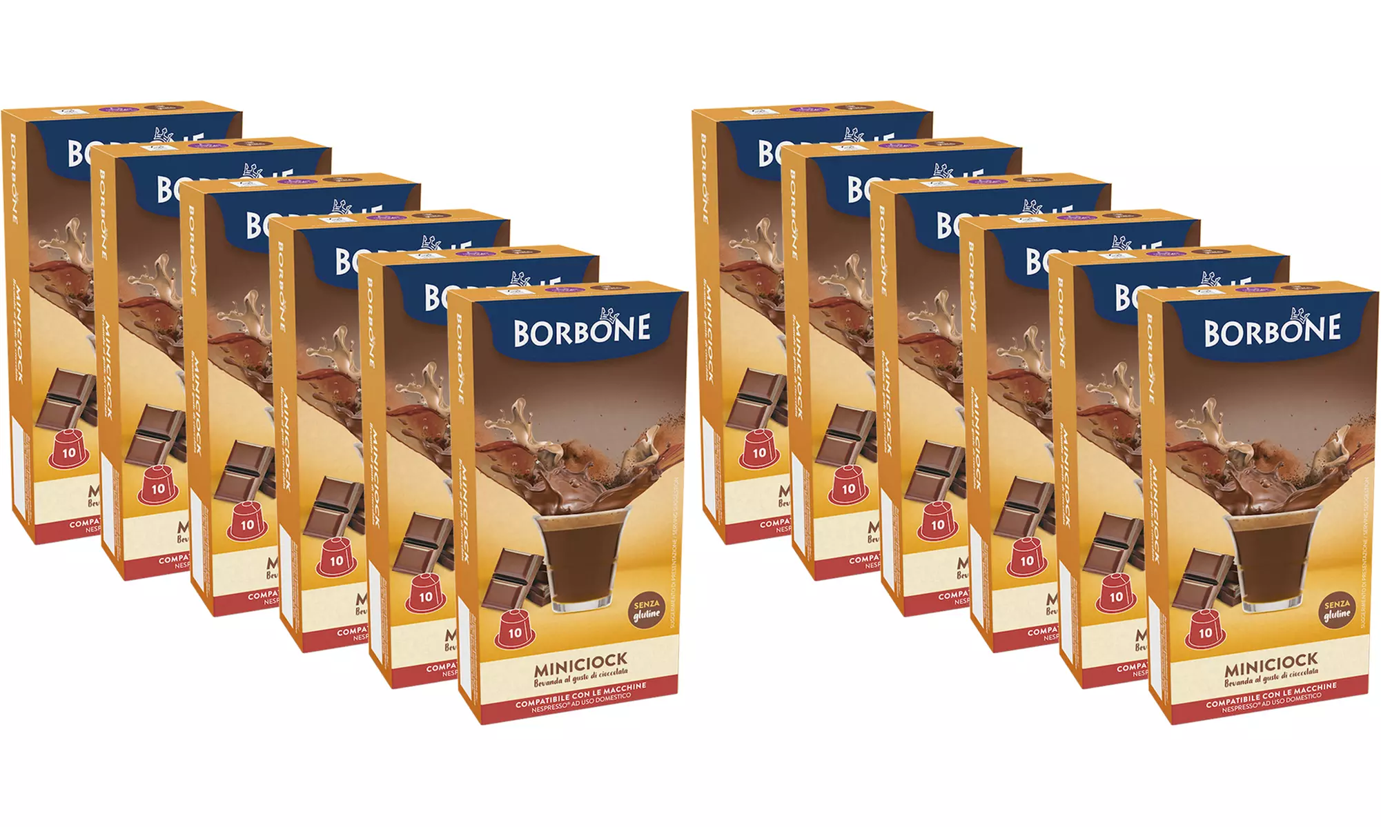 60 o 120 capsule Borbone compatibili con Nespresso