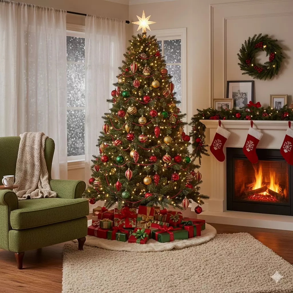 Preorder Today: 7-Foot Fresh-Cut Real Christmas Trees and Christmas Wreaths with Free Shipping