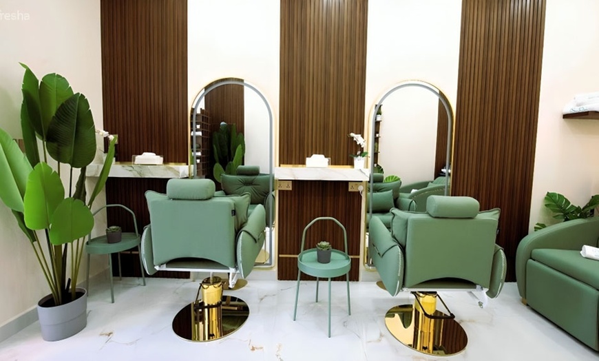 Image 4: Haircut, Wash, Head Spa, Blow-Dry with Optional Roots Color and More