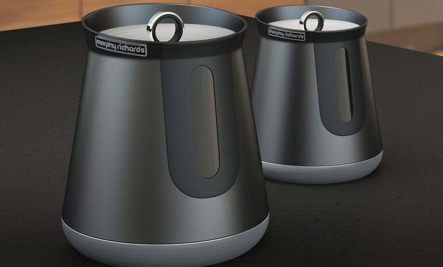 Image 11: Three Morphy Richards Canisters