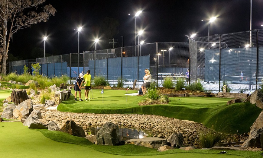 Image 7: Enjoy & Explore 18 Holes of Mini Golf For Child, Adult or Family of 4